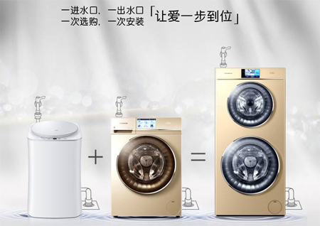 卡萨帝双桶洗衣机二维码蜜桃在线视频标签制作